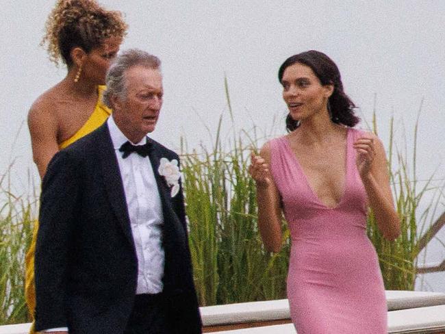 SYDNEY, AUSTRALIA - NewsWire Photos APRIL 12, 2023: Actors Bryan Brown and Rachel Griffiths have been spotted filming a movie at Marks Park in Tamara today. Picture: NCA NewsWire / David Swift