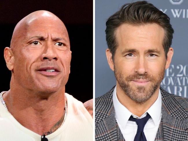 Ryan Reynolds and The Rock.