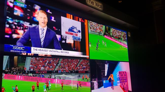 Samsung's 'The Wall' at CES, Las Vegas. Photo: Tanya French