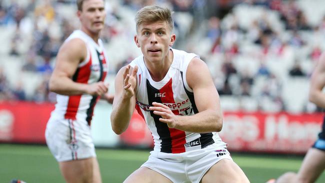 Seb Ross in action for St Kilda. Picture: George Salpigtidis