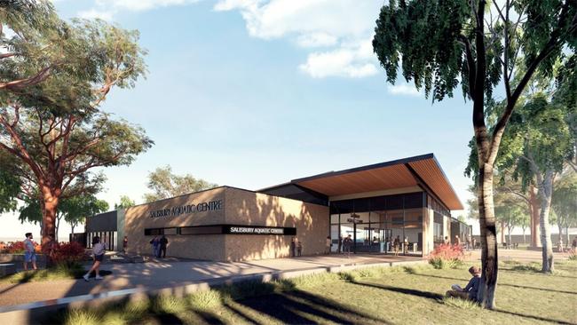 The new Salisbury Aquatic Centre is due to open in June 2024. Picture: Salisbury Council