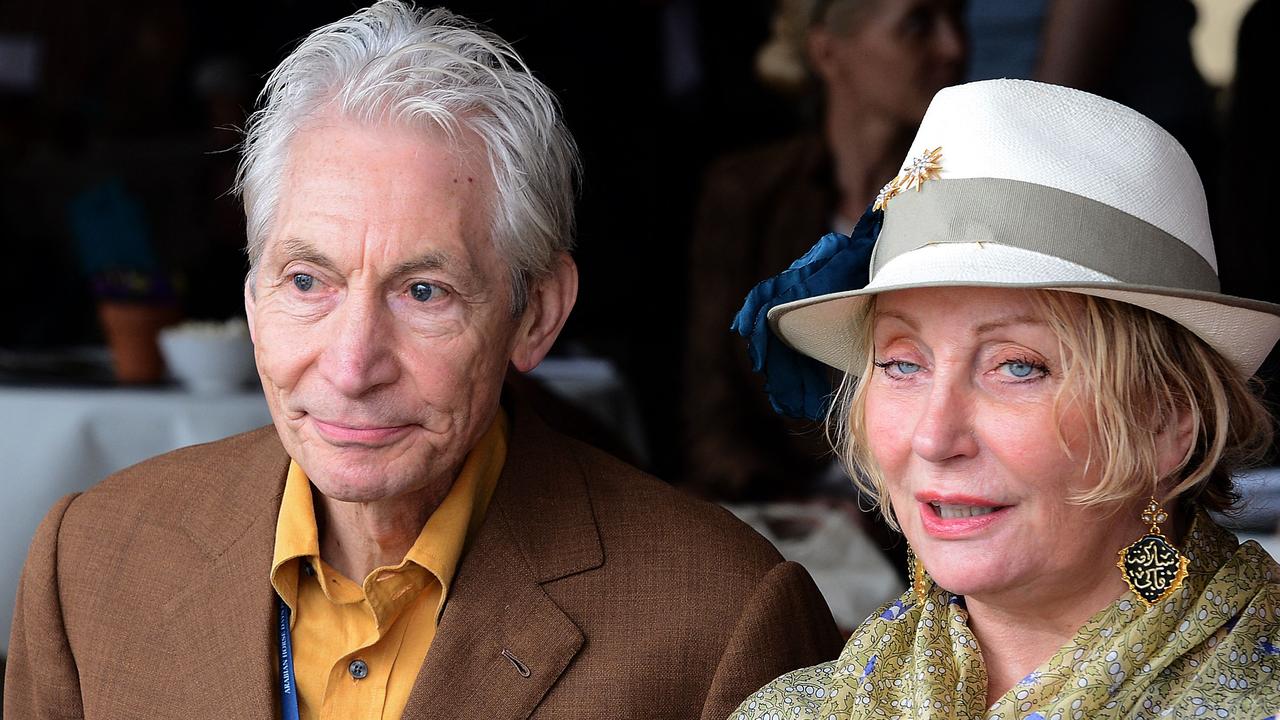 Watts and wife Shirley in 2012. Picture: AFP