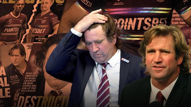 Demise of Des Hasler at Manly long