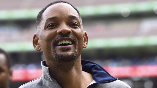 Actor Will Smith, pictured here at the MCG in Melbourne at the weekend, is currently holidaying at Lizard Island. PICTURE: AAP Image/Mal Fairclough