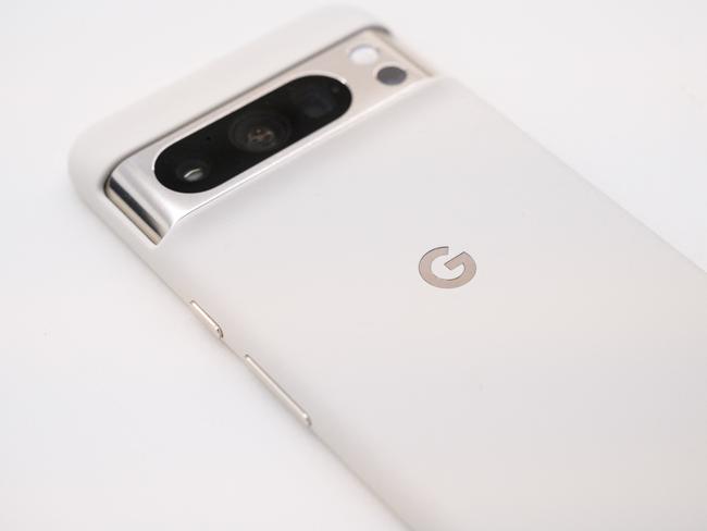 A Google Pixel 8 Pro has a temperature sensor. Picture: Ed JONES / AFP