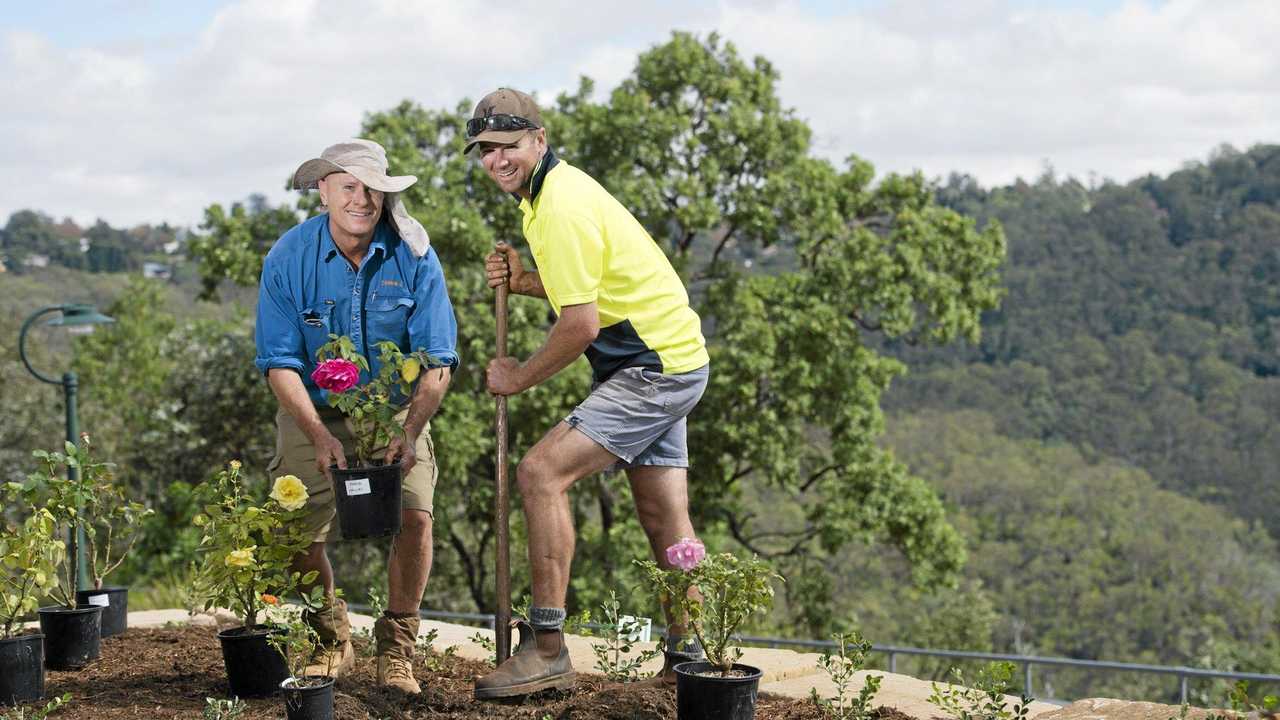 Carbon G owner Michael Geraghty (left) sees the benefit to his business of accessing workers, like Mark Feuerherdt, as the need arises through Local Labour Hire and Recruitment. Picture: Kevin Farmer