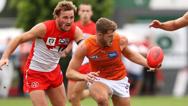 Giants ruckman Matt Flynn will return to the senior side in Round 6. Picture: Mark Kolbe/Getty Images