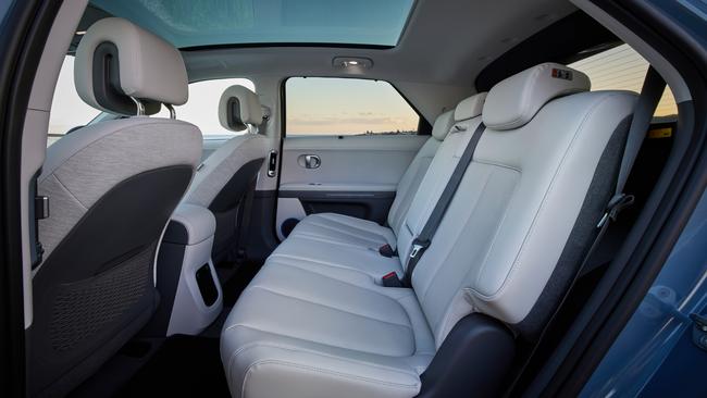 The Ioniq has plenty of cabin space.