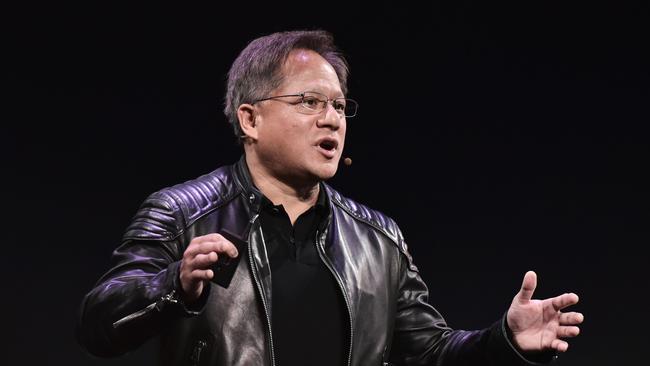 Nvidia chief executive Jensen Huang. Picture: AFP