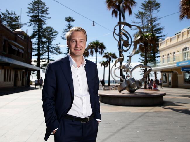 Manly state Liberal MP James Griffin. Picture: Troy Snook