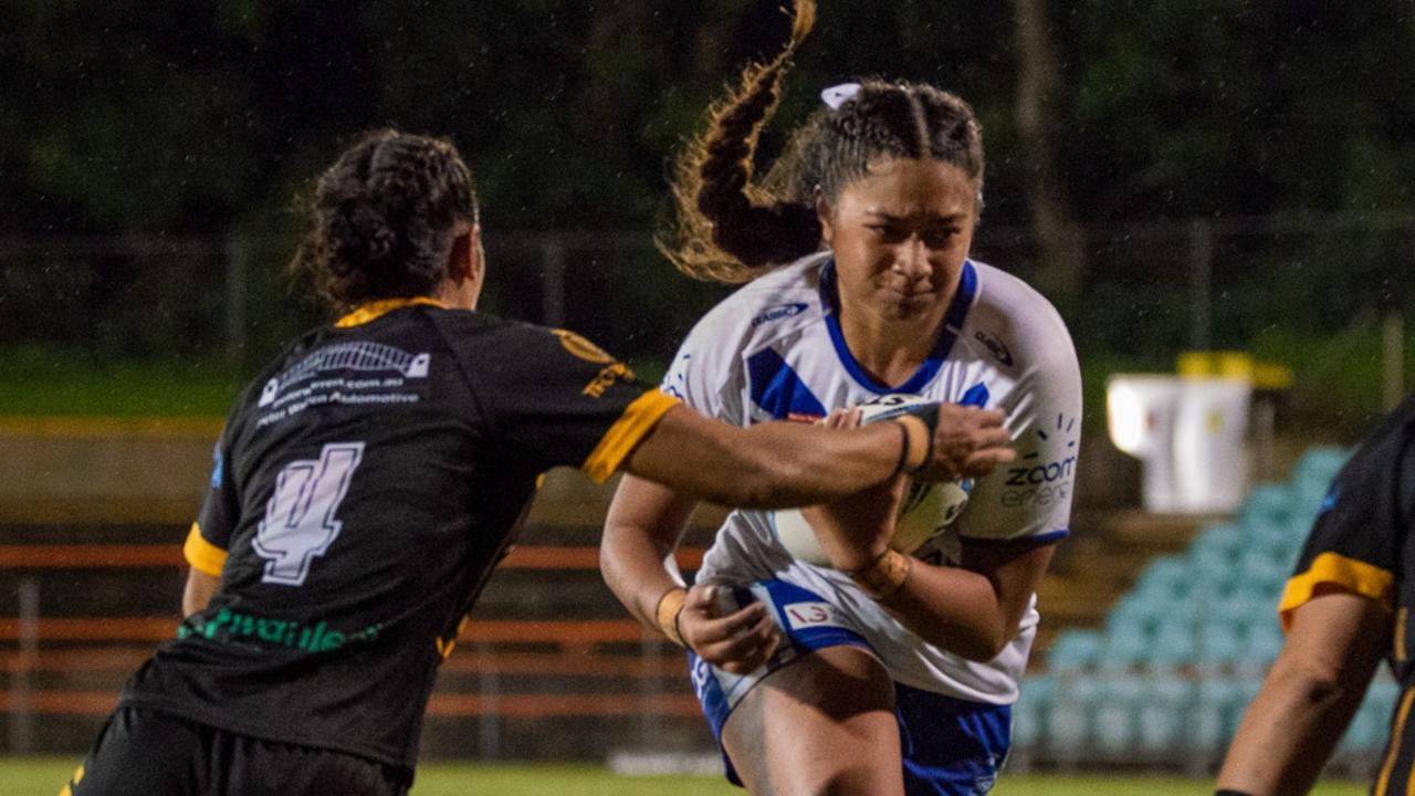 Monalisa Soliola has been part of the Bulldogs’ academy but plays in the NRLW for Canberra.