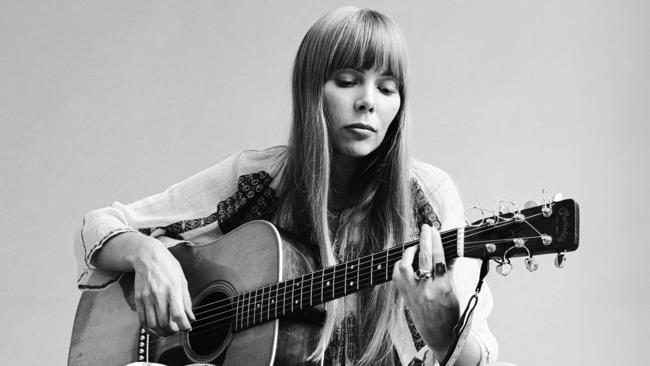 Canadian musician Joni Mitchell in 1968. Picture: Getty Images