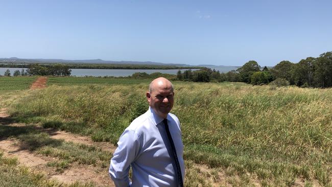 Lendlease regional development manager Ian Murray is keen to work through the infrastructure challenges for the Shoreline project. Photo: Paula Shearer.