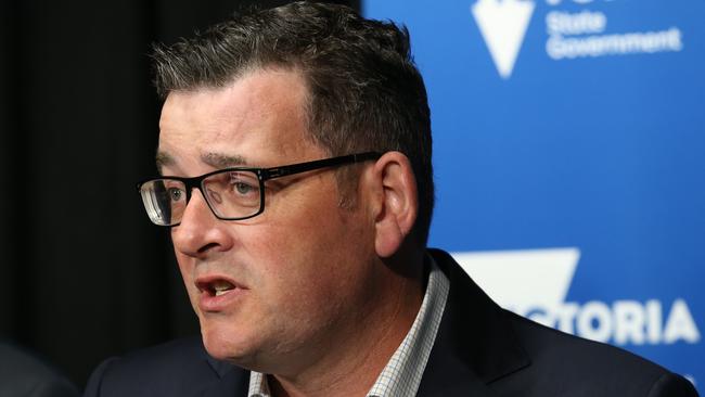 Premier Daniel Andrews seemed curiously uninterested in whether his Commission for Gambling and Liquor Regulation has been asleep at the wheel. Picture: AAP