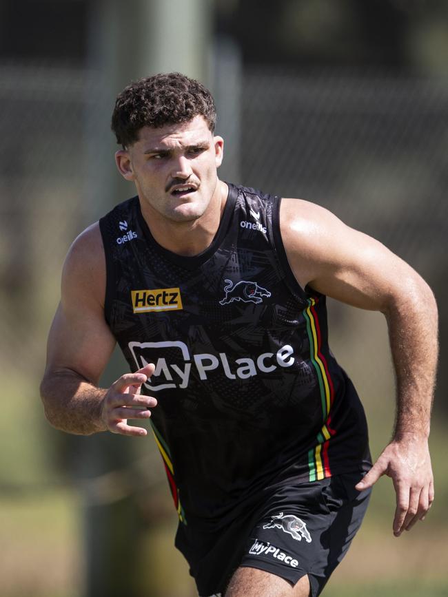 Nathan Cleary is back in action at Panthers pre-season.