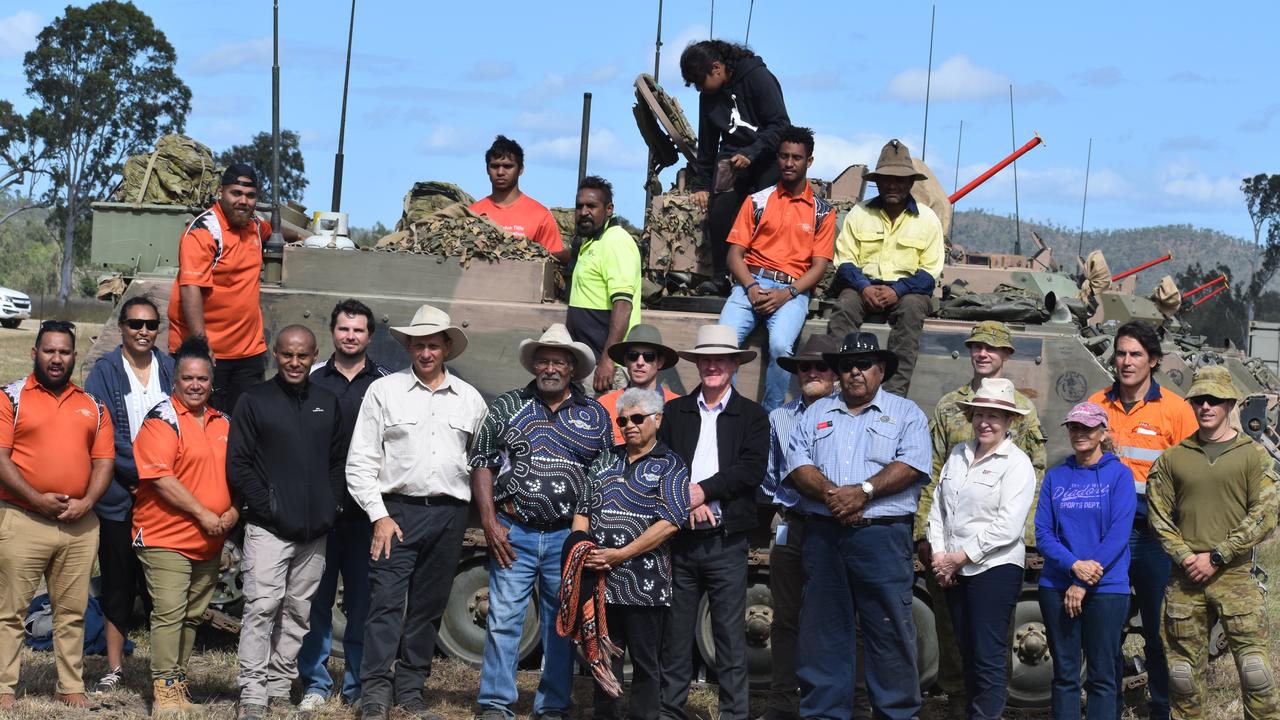 Shoalwater Bay Training Area Exercise Diamond Walk 2021 launch event attendees.