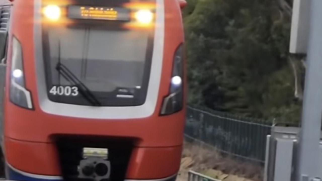 Young boy pushes shopping trolley in front of train at Elizabeth South  railway station | The Advertiser