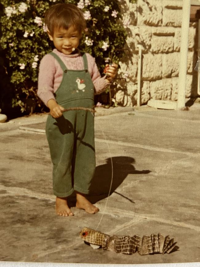 Darren Wasley as a toddler in the Riverland. Picture: supplied