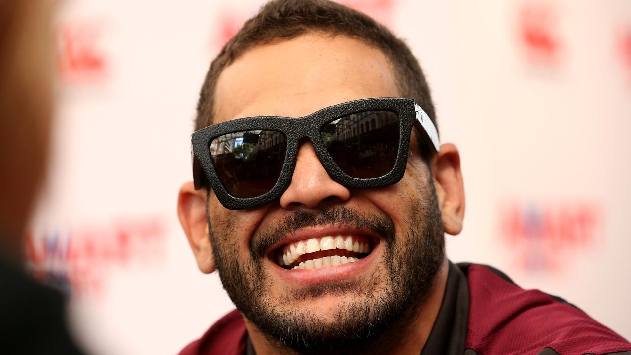 Greg Inglis and the Queensland Origin team meet the public at an autograph session in the Brisbane Queen Street Mall. Pics Adam Head