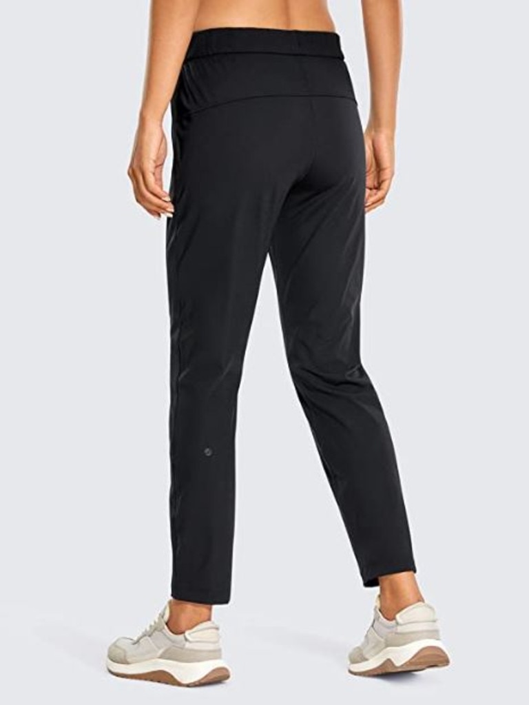 Buy CRZ YOGA Women's Jogger Sweatpants Ankle Zipper Cotton Lounge