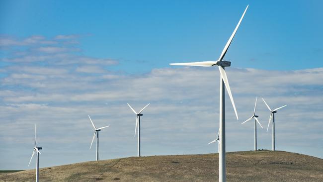 Wind farms are already popping up across the state. Picture: Zoe Phillips