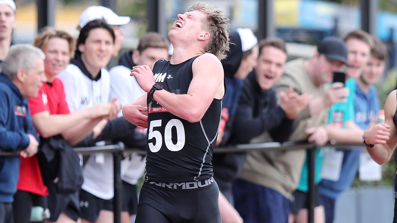 AFL draft combine 2019: Record broken in 2km time trial, Jay Rantall ...