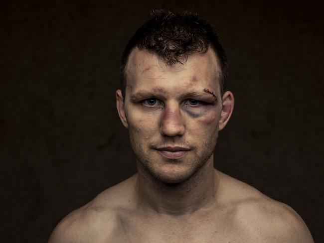 Jeff Horn the day after. Picture: Glenn Hunt