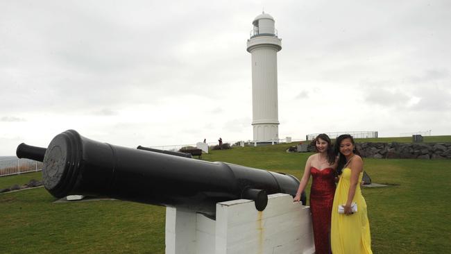 St Patrick’s College, Campbelltown year 12 students celebrating their formal in Wollongong in 2012.