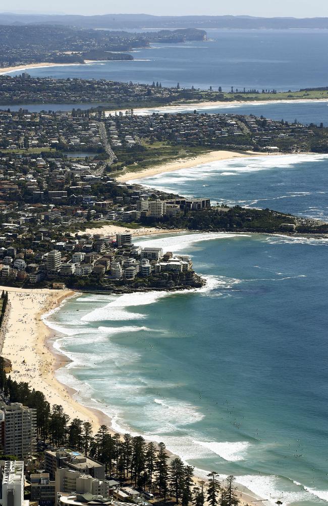 Manly, Queenscliff and Freshwater where underwear has gone missing. Picture: John Appleyard