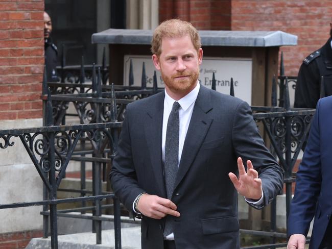 Prince Harry doesn’t feel his family is safe in the UK without police security. Picture: Getty Images