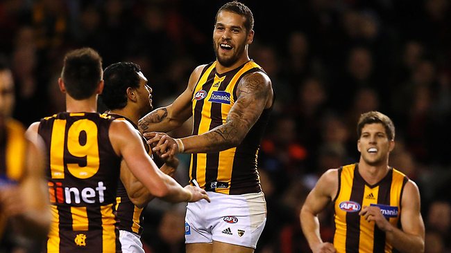 Hot Hawthorn hits top gear with 56-point win over Essendon at Etihad ...