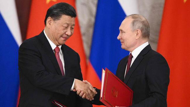 China knows that if Daniel Andrews and Chris Bowen hold back gas, then Japan could be forced into seeking energy from China, perhaps via the future pipeline from Russia. Picture: Vladimir Astapkovich/AFP