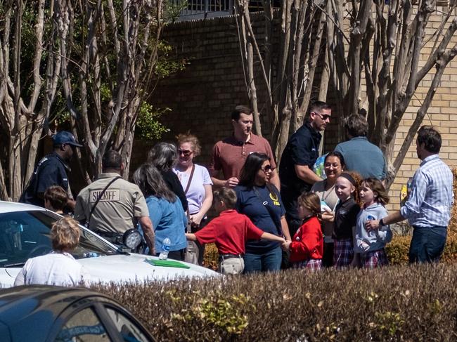 The Covenant School, which teaches students in preschool through to sixth grade, has about 200 students enrolled, according to its website. Picture: Seth Herald/Getty Images/AFP