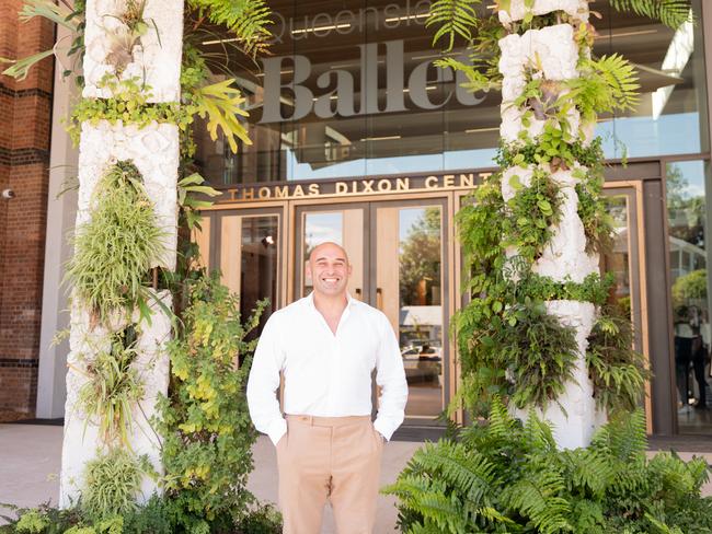 Shane Delia at his new restaurant, Layla, set to open at the QLD Ballet's Thomas Dixon Centre on March 28.