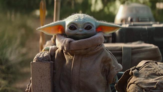 Surprise hit ... “Baby Yoda” is back for another series.