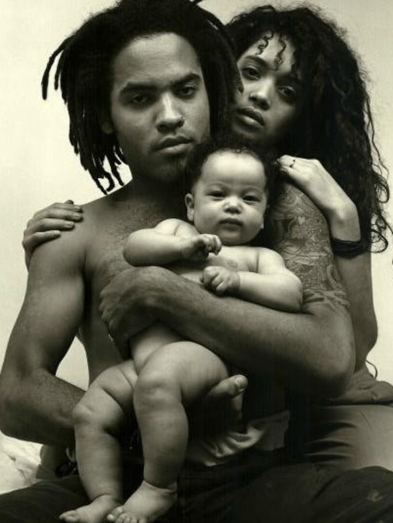 Kravitz, Bonet and baby Zoe.