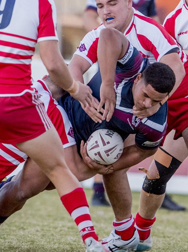 Ipswich State High's Josiah Pahulu. Picture: Jerad Williams