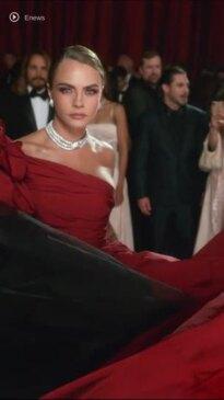 Cara Delevigne at the Oscars