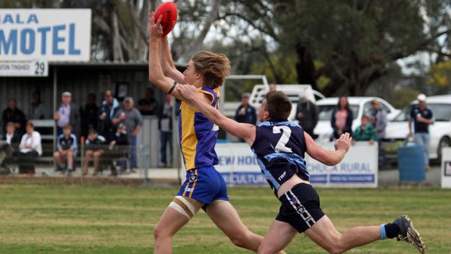 Exciting prospect Todd Marshall in action for Deniliquin Rams. Picture: AARON COOK