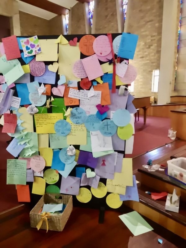 Messages of love for Year 7 student Charlotte as the school community mourned her death this week. Picture: Supplied by her family