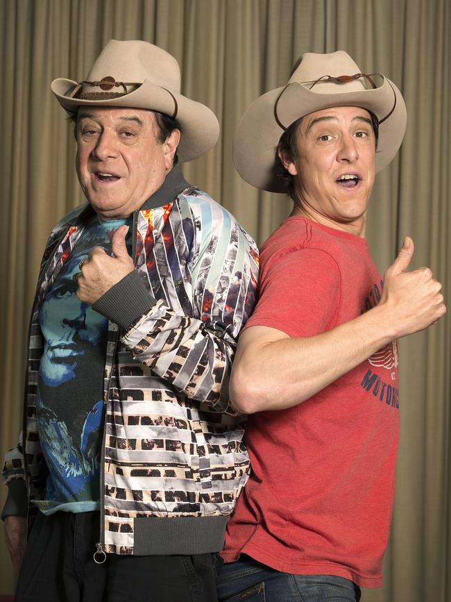 Samuel Johnson and Molly Meldrum. Picture: Andrew Tauber