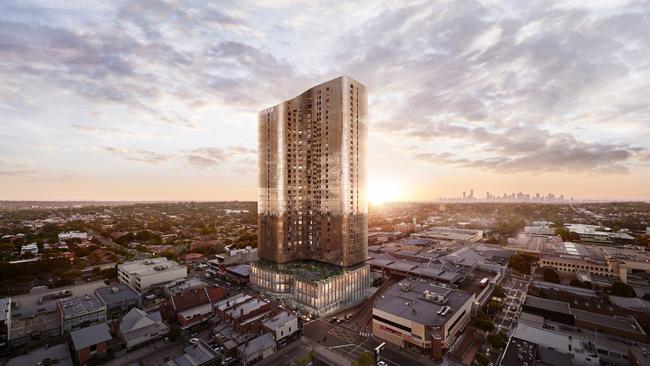 Golden Age 's Sky One is Melbourne’s tallest suburban tower.