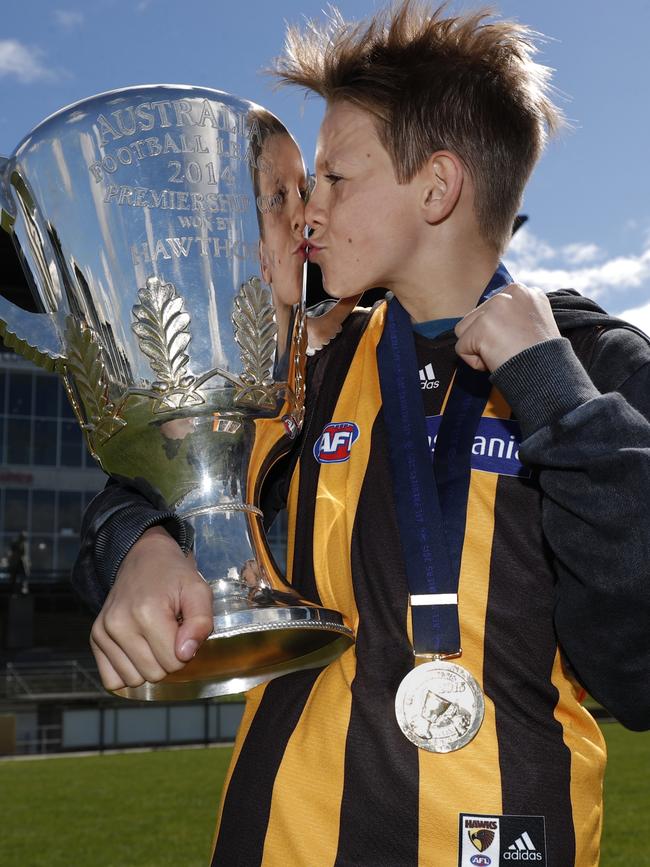 Cooper Hodge is a chip off the old block. Pic: AFL Photos