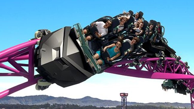 The new Movie World HyperCoaster.