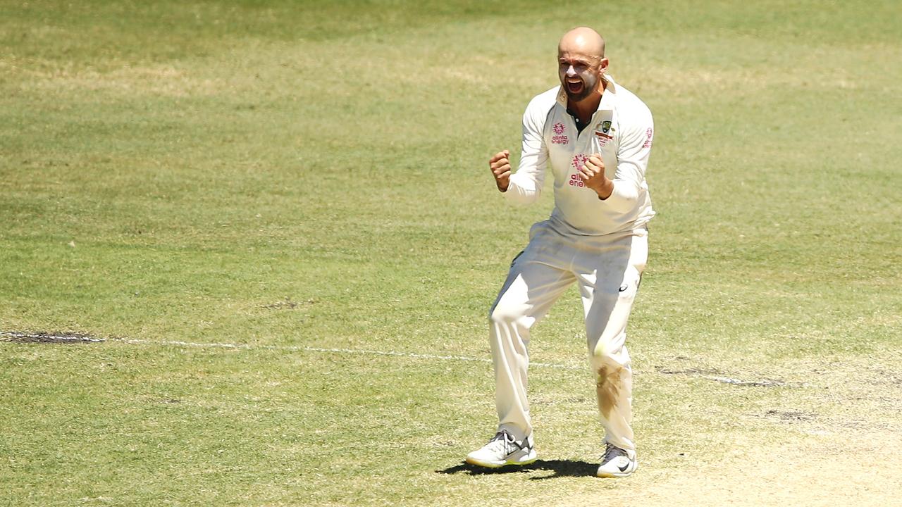 Nathan Lyon is confident that the Aussies can sweep England. Picture: Getty Images