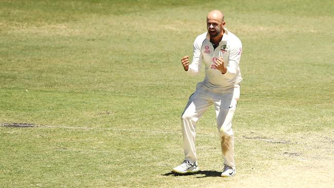 Nathan Lyon is confident that the Aussies can sweep England. Picture: Getty Images