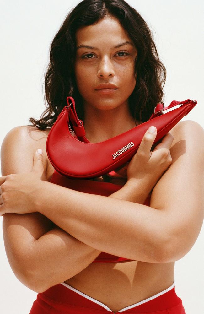 The Nike x Jacquemus swoosh bag