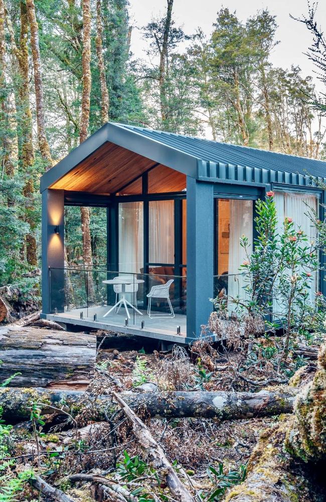 Discovery Parks Cradle Mountain has unveiled 11 new premium mountain cabins targeting the upmarket leisure crowd. Picture: Supplied