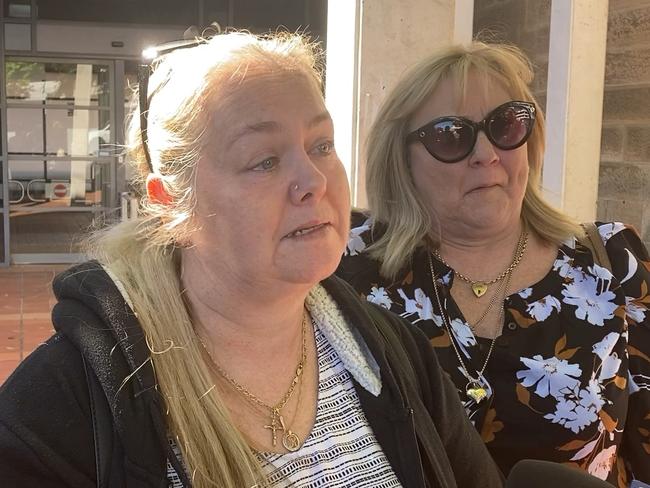 Janet Houllis (left) was in court on Monday. Picture: Lauren Ferri