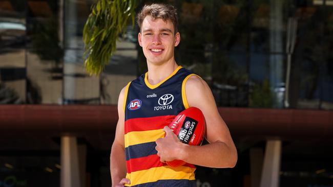 Riley Thilthorpe in his new colours. Picture: Getty Images